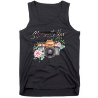 Storyteller Camera Photography Photographer Cameraman Ideas Tank Top