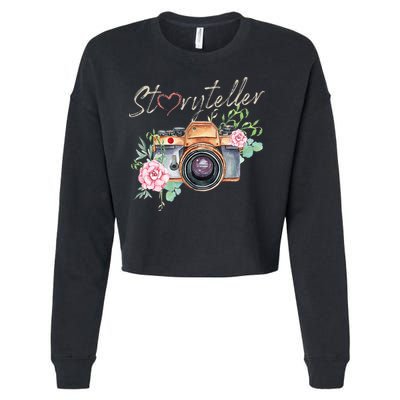 Storyteller Camera Photography Photographer Cameraman Ideas Cropped Pullover Crew