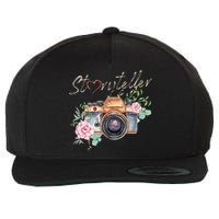 Storyteller Camera Photography Photographer Cameraman Ideas Wool Snapback Cap