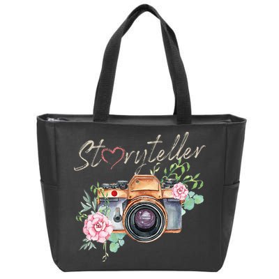Storyteller Camera Photography Photographer Cameraman Ideas Zip Tote Bag