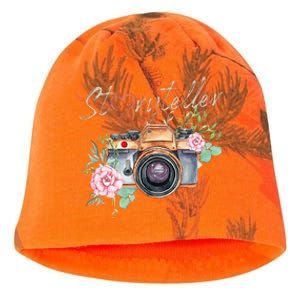 Storyteller Camera Photography Photographer Cameraman Ideas Kati - Camo Knit Beanie