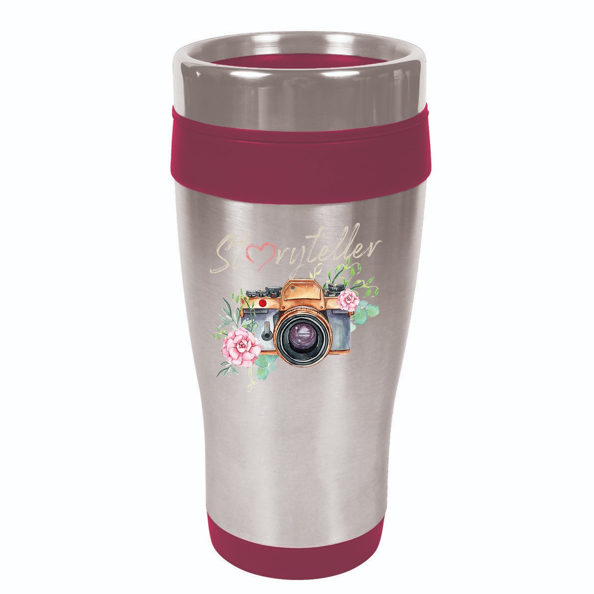 Storyteller Camera Photography Photographer Cameraman Ideas 16oz Travel Tumbler