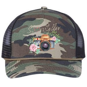 Storyteller Camera Photography Photographer Cameraman Ideas Retro Rope Trucker Hat Cap