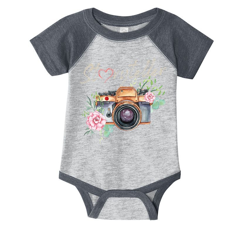 Storyteller Camera Photography Photographer Cameraman Ideas Infant Baby Jersey Bodysuit
