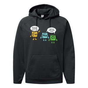 Science Chemistry Periodic Table Funny Scientist Nerd Geeks Performance Fleece Hoodie