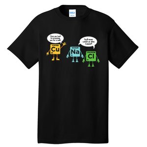 Science Chemistry Periodic Table Funny Scientist Nerd Geeks Tall T-Shirt