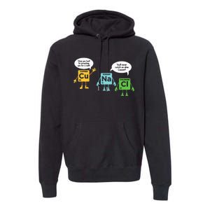 Science Chemistry Periodic Table Funny Scientist Nerd Geeks Premium Hoodie