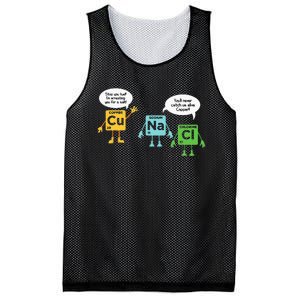 Science Chemistry Periodic Table Funny Scientist Nerd Geeks Mesh Reversible Basketball Jersey Tank