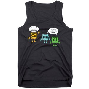 Science Chemistry Periodic Table Funny Scientist Nerd Geeks Tank Top