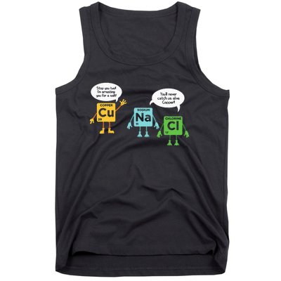 Science Chemistry Periodic Table Funny Scientist Nerd Geeks Tank Top