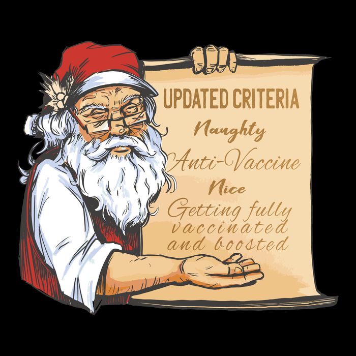 Santa Claus Pro Vaccine Christmas List Impact Tech Backpack