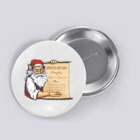 Santa Claus Pro Vaccine Christmas List Button