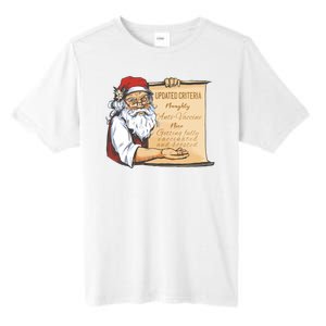 Santa Claus Pro Vaccine Christmas List Tall Fusion ChromaSoft Performance T-Shirt