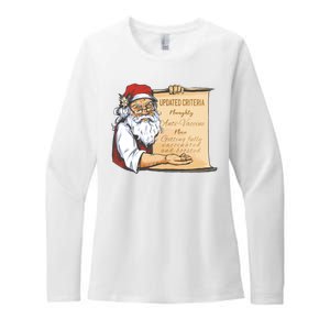 Santa Claus Pro Vaccine Christmas List Womens CVC Long Sleeve Shirt