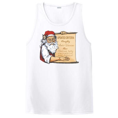 Santa Claus Pro Vaccine Christmas List PosiCharge Competitor Tank