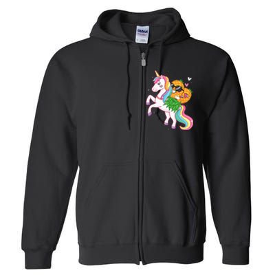 Swingers Couple Pineapple Swinging On A Unicorn Swinger Full Zip Hoodie