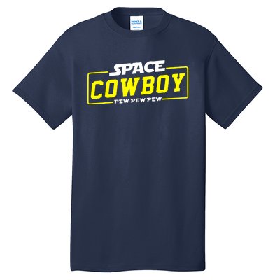 Space Cowboy Pew Pew Pew Tall T-Shirt