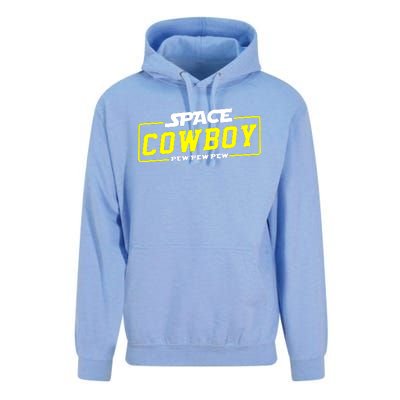 Space Cowboy Pew Pew Pew Unisex Surf Hoodie