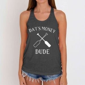 Stale Cracker Put That On A Cracka Dude ThatS Money Dude Women's Knotted Racerback Tank