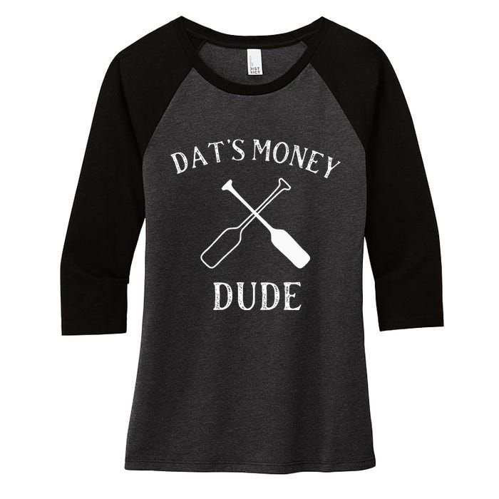 Stale Cracker Put That On A Cracka Dude ThatS Money Dude Women's Tri-Blend 3/4-Sleeve Raglan Shirt