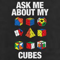 Speed Cubing Puzzle Cuber Cube Ask Me About My Cubes Cool Comfort Performance Bucket Hat