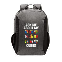 Speed Cubing Puzzle Cuber Cube Ask Me About My Cubes Vector Backpack