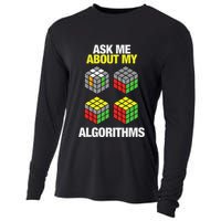 Speed Cubing Puzzle Cuber Cube Algorithms Cooling Performance Long Sleeve Crew