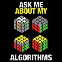Speed Cubing Puzzle Cuber Cube Algorithms Tall Hoodie