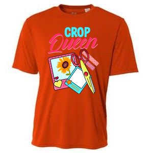 Scrapbook Crop Queen Retreat Hand Crafting Scrapbooking Cool Gift Cooling Performance Crew T-Shirt