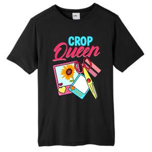 Scrapbook Crop Queen Retreat Hand Crafting Scrapbooking Cool Gift Tall Fusion ChromaSoft Performance T-Shirt