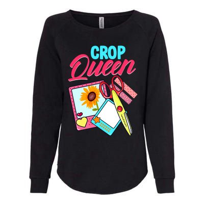 Scrapbook Crop Queen Retreat Hand Crafting Scrapbooking Cool Gift Womens California Wash Sweatshirt