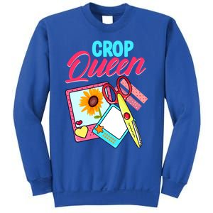 Scrapbook Crop Queen Retreat Hand Crafting Scrapbooking Cool Gift Sweatshirt