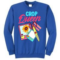 Scrapbook Crop Queen Retreat Hand Crafting Scrapbooking Cool Gift Sweatshirt