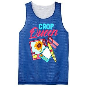 Scrapbook Crop Queen Retreat Hand Crafting Scrapbooking Cool Gift Mesh Reversible Basketball Jersey Tank