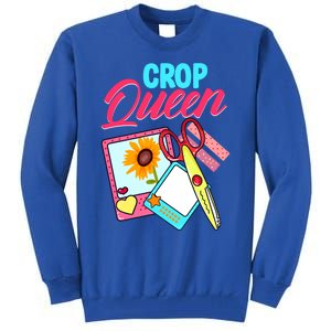 Scrapbook Crop Queen Retreat Hand Crafting Scrapbooking Cool Gift Tall Sweatshirt