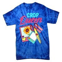 Scrapbook Crop Queen Retreat Hand Crafting Scrapbooking Cool Gift Tie-Dye T-Shirt