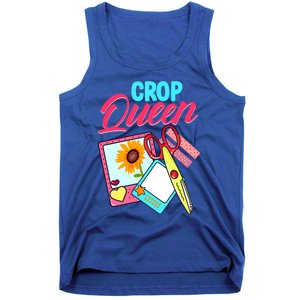 Scrapbook Crop Queen Retreat Hand Crafting Scrapbooking Cool Gift Tank Top