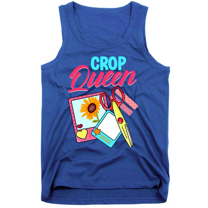 Scrapbook Crop Queen Retreat Hand Crafting Scrapbooking Cool Gift Tank Top