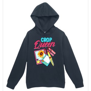 Scrapbook Crop Queen Retreat Hand Crafting Scrapbooking Cool Gift Urban Pullover Hoodie