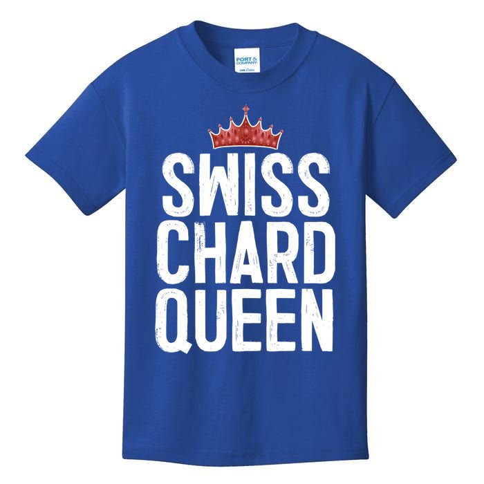 Swiss Chard Queen Vegan Vegetable Lover Gift Great Gift Kids T-Shirt