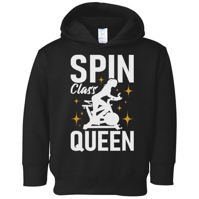 Spin Class Queen Cyclist Lover Indoor Spinning Gym Fitness Toddler Hoodie