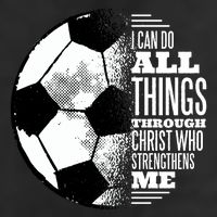 Soccer Christ Quote Trucker Hat