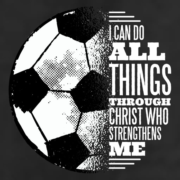 Soccer Christ Quote Trucker Hat