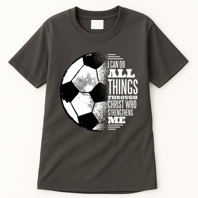 Soccer Christ Quote Tall T-Shirt
