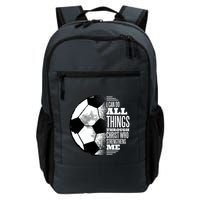 Soccer Christ Quote Backpack