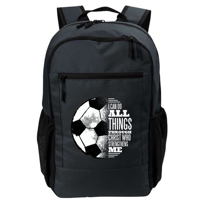 Soccer Christ Quote Backpack