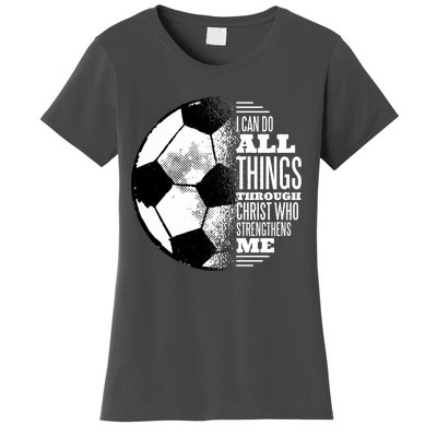 Soccer Christ Quote Women's T-Shirt