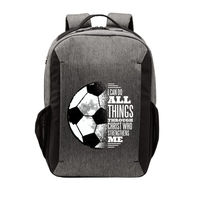Soccer Christ Quote Vector Backpack