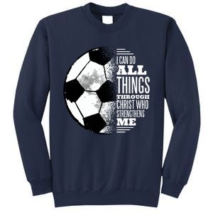 Soccer Christ Quote Sweatshirt