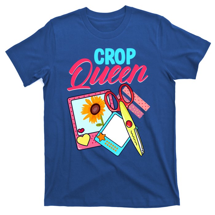 Scrapbook Crop Queen Retreat Hand Crafting Scrapbooking Gift T-Shirt